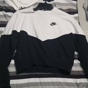Cropped nike sweater